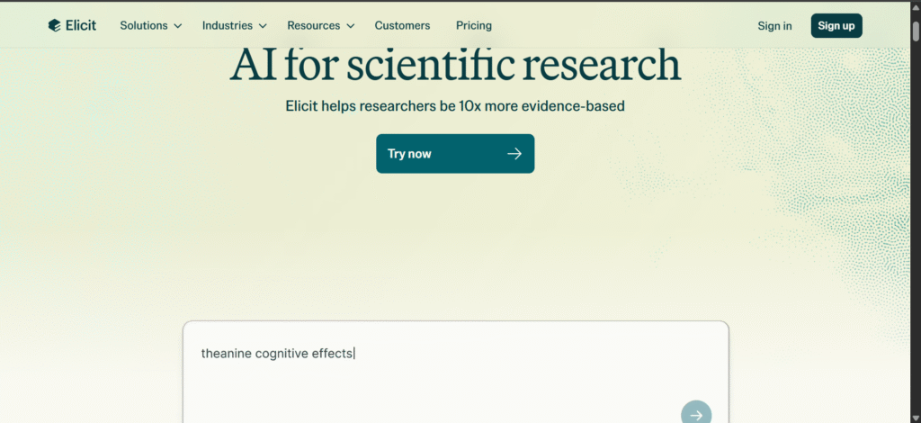Elicit AI: Research Assistant Dashboard – Semantic Search & Data Extraction from 125M Papers